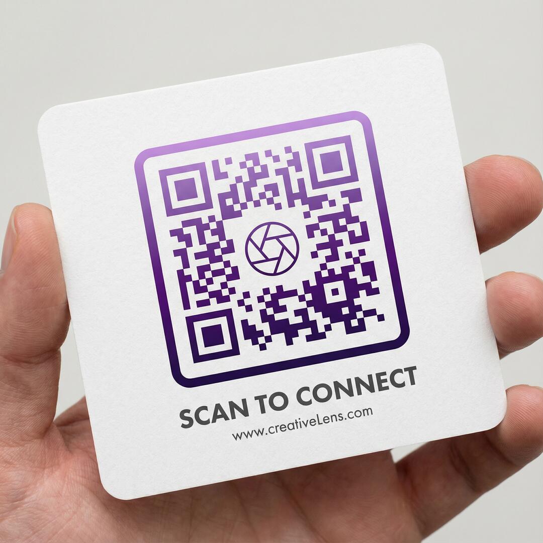 黄色仓库商务二维码